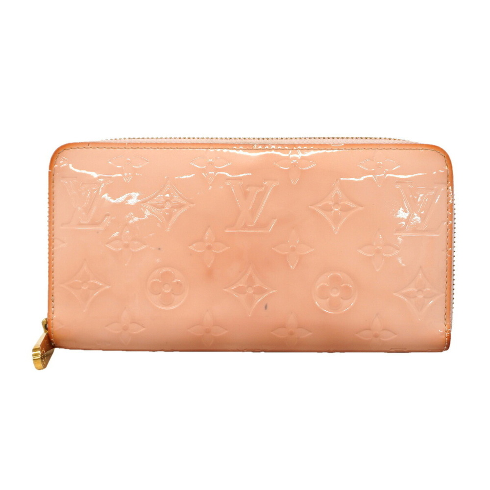 Louis Vuitton Vernis Zippy Wallet M61226 Rose Ballerine Women's Long